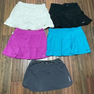 3 Nike tennis skirt bundle xs